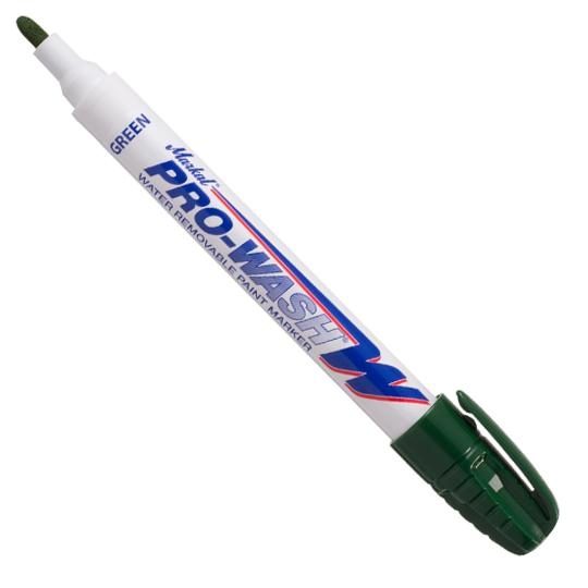 pics/Markal/Pro-Wash W/markal-pro-wash-w-water-removable-paint-marker-green.jpg